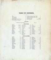 Table of Contents, Grant County 1877